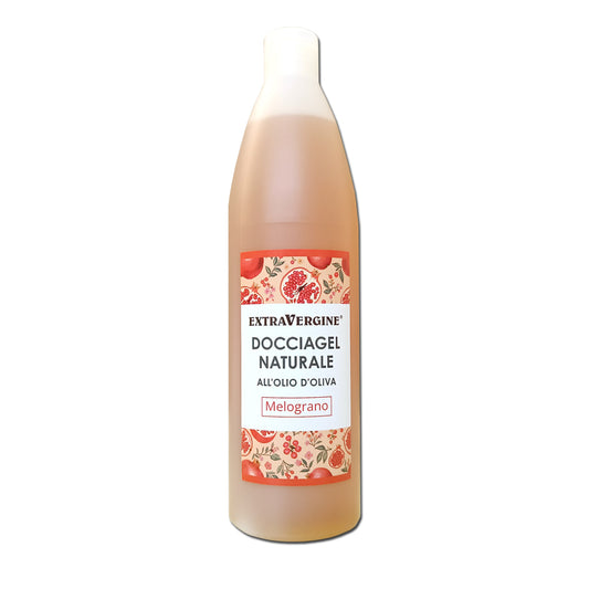 Docciagel naturale all'olio extravergine d'oliva, profumato al Melograno - Ricarica da 500 ml - Extravergine