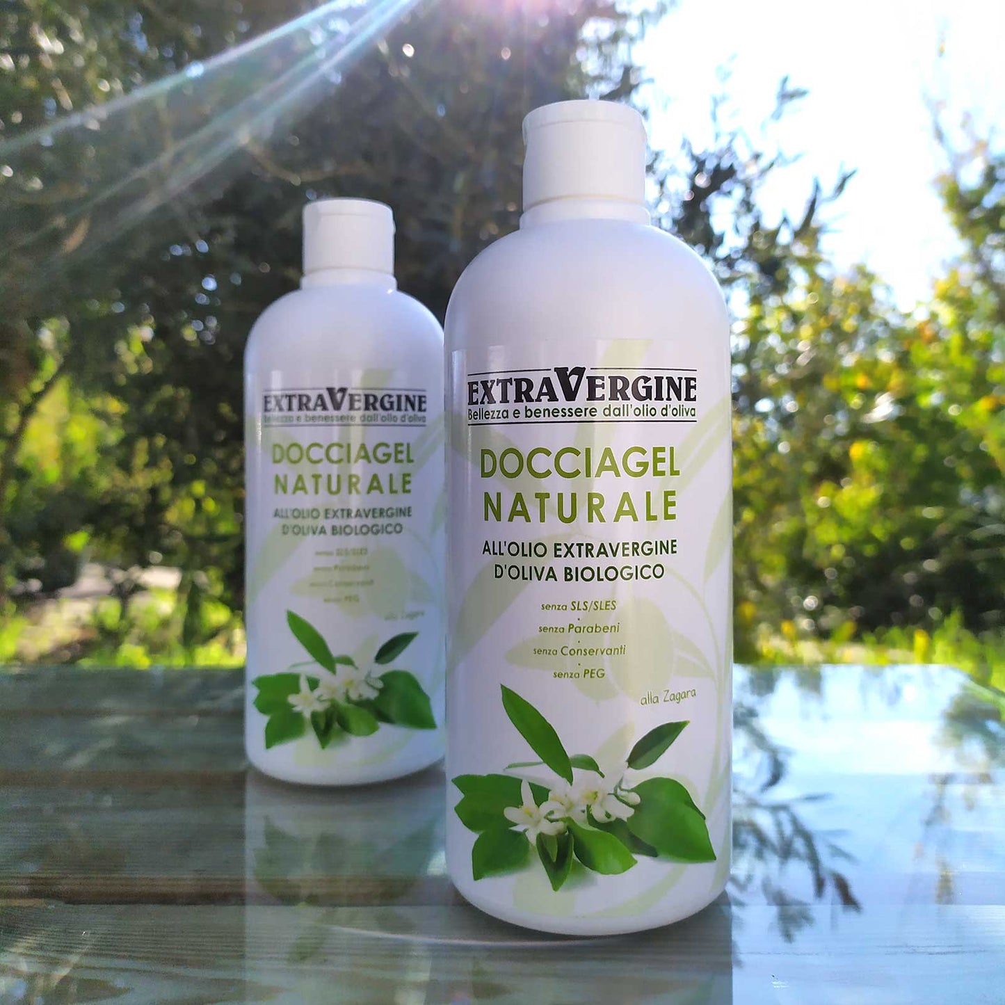 Docciagel naturale all'olio extravergine d'oliva, al fiore di Zagara - 500 ml - Extravergine