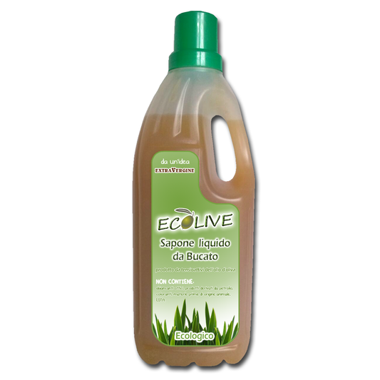 Ecolive - Sapone liquido da bucato - 2 lt - Extravergine