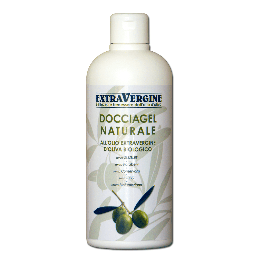 Docciagel naturale all'olio extravergine d'oliva, senza profumazione - 500 ml - Extravergine