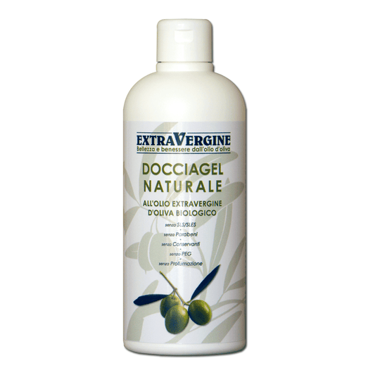 Docciagel naturale all'olio extravergine d'oliva, senza profumazione - 500 ml - Extravergine