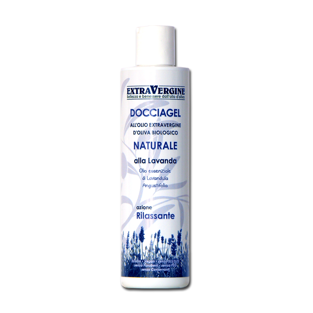 Docciagel naturale all'olio extravergine d'oliva con O.E. Lavanda - 250 ml - Extravergine