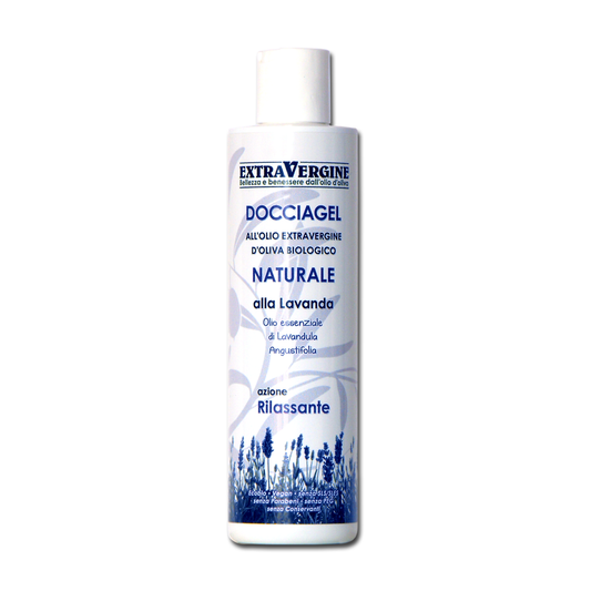 Docciagel naturale all'olio extravergine d'oliva con O.E. Lavanda - 250 ml - Extravergine