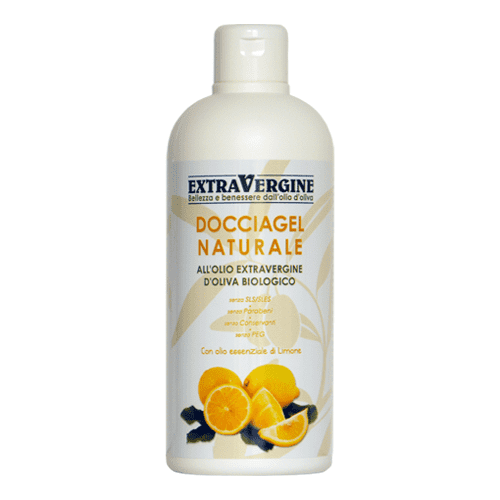Docciagel naturale all'olio extravergine d'oliva, con olio essenziale di Limone - 500 ml - Extravergine
