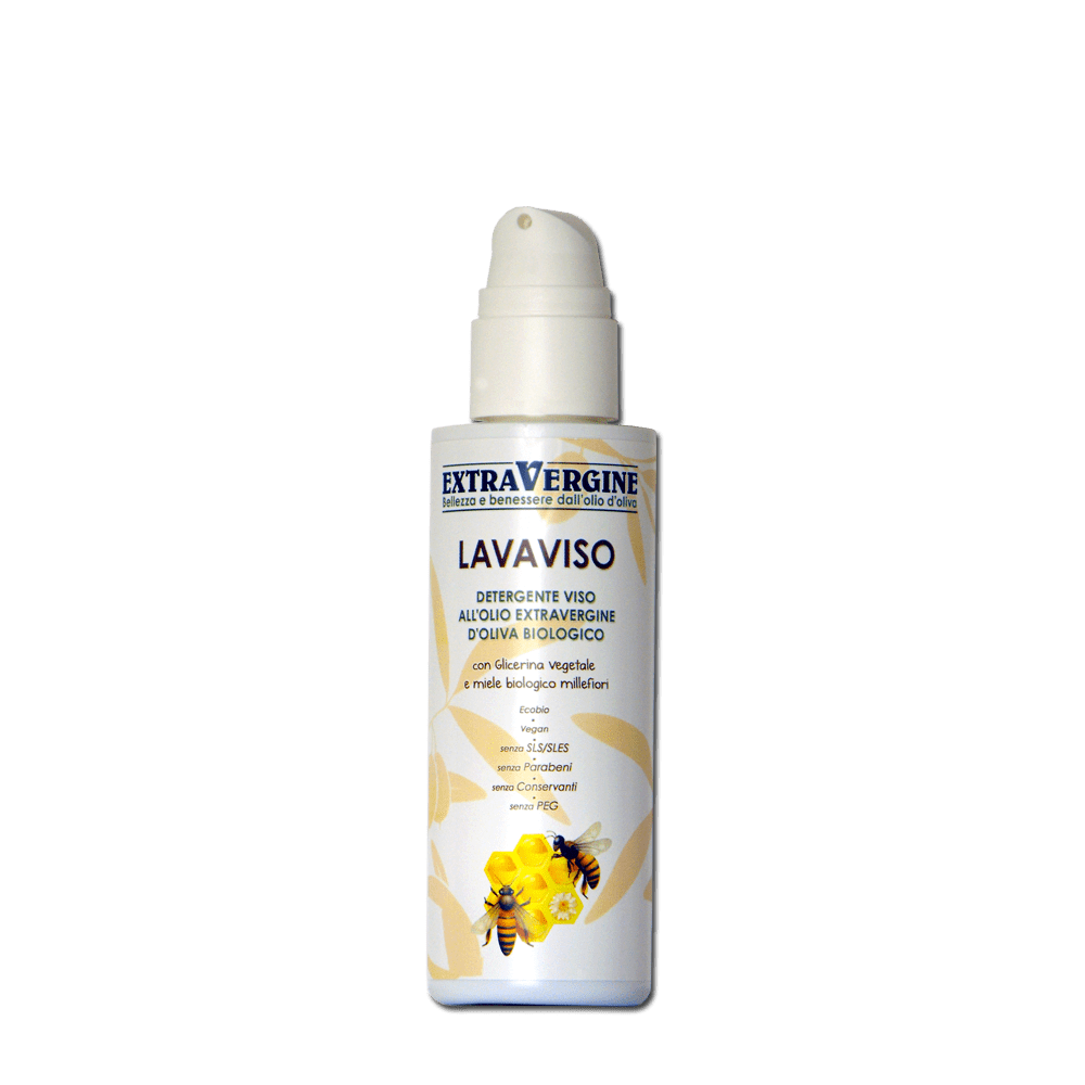 Lavaviso all'olio extravergine d'oliva con miele biologico - 200 ml