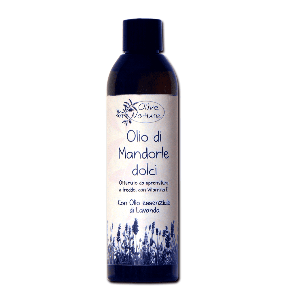Olio di Mandorle dolci con vitamina E, con O.E. Lavanda - 250 ml - Extravergine