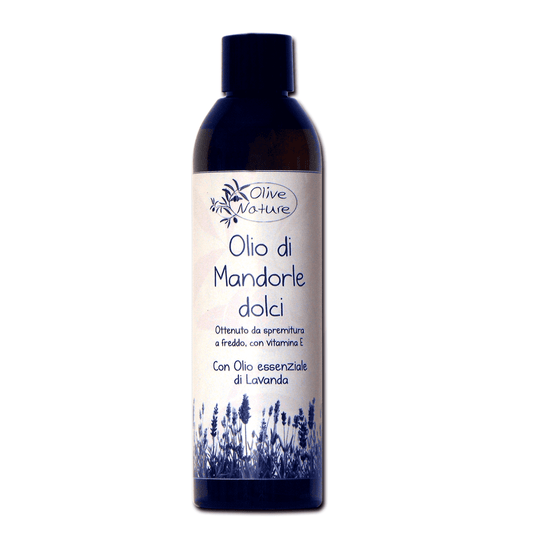 Olio di Mandorle dolci con vitamina E, con O.E. Lavanda - 250 ml - Extravergine