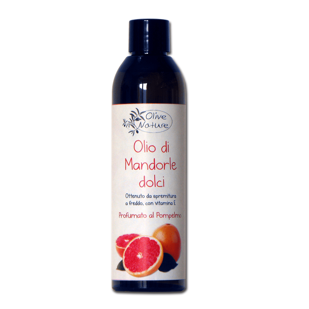 Olio di Mandorle dolci con vitamina E, al Pompelmo - 250 ml - Extravergine