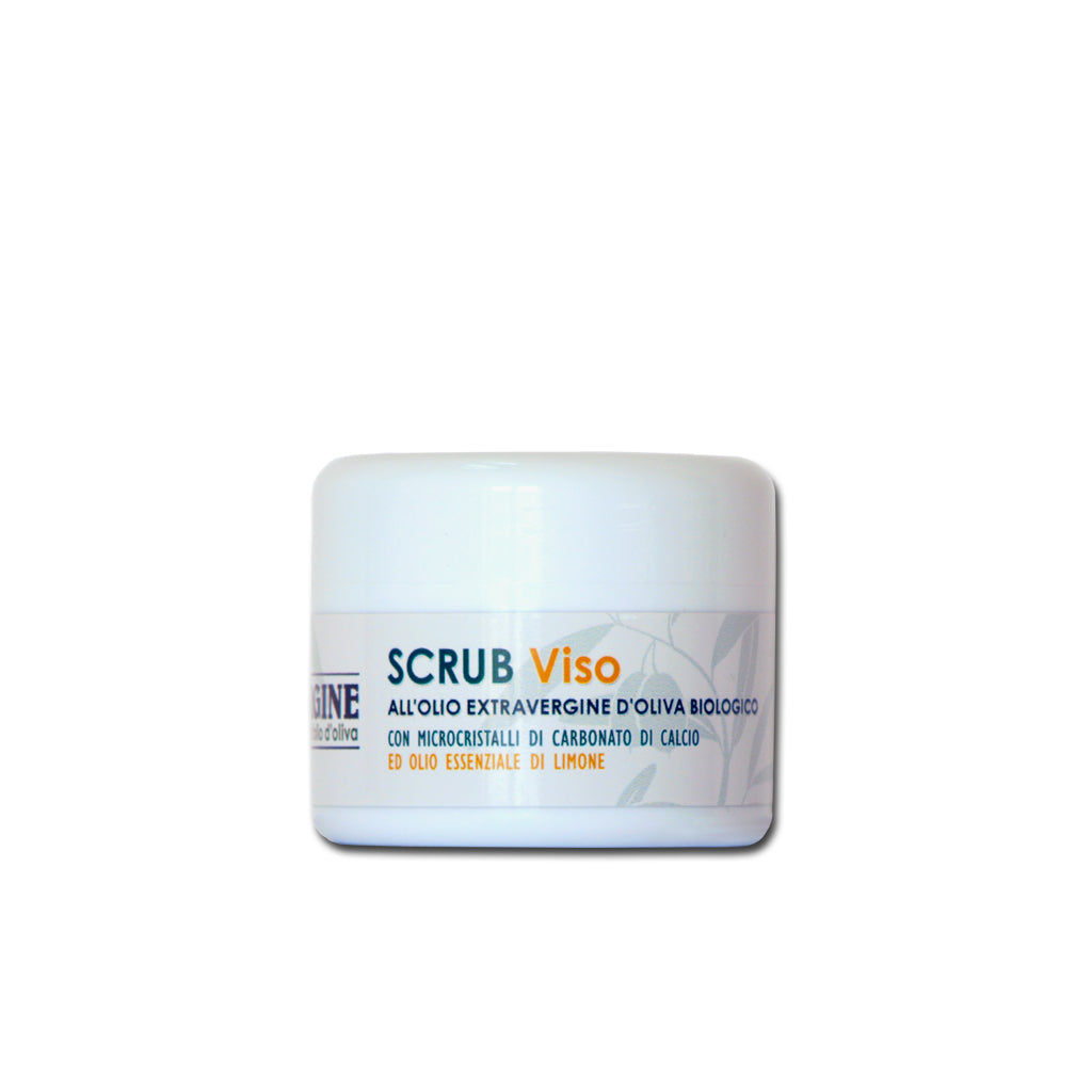 Scrub viso con oe. Limone e carbonato di Calcio - 100 ML - Extravergine