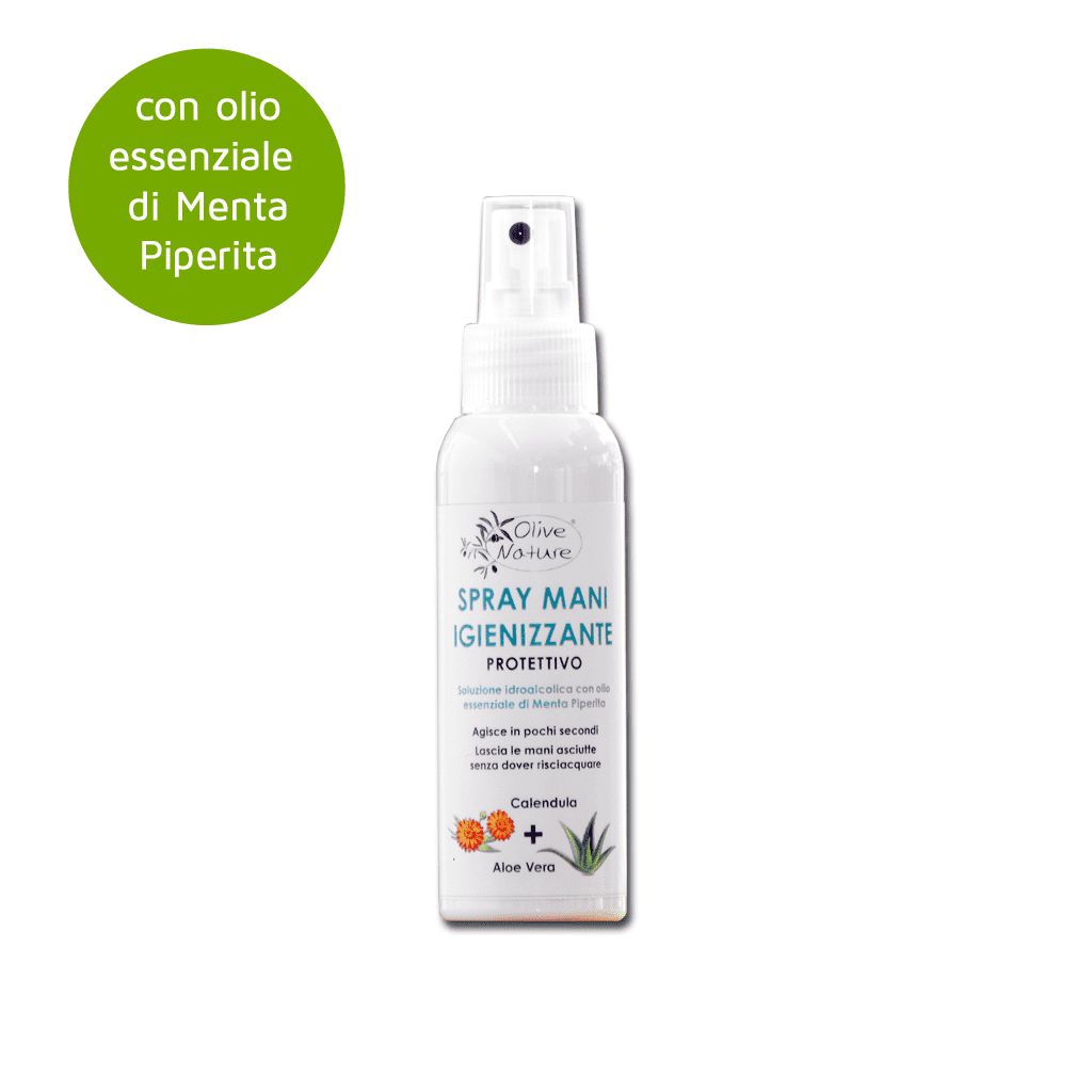 Spray mani igienizzante con Aloe e Calendula - 100 ml