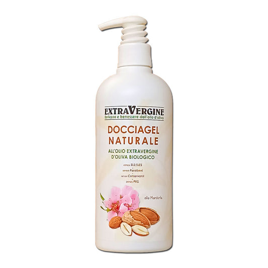 Docciagel naturale all'olio d'oliva, profumato alla Mandorla