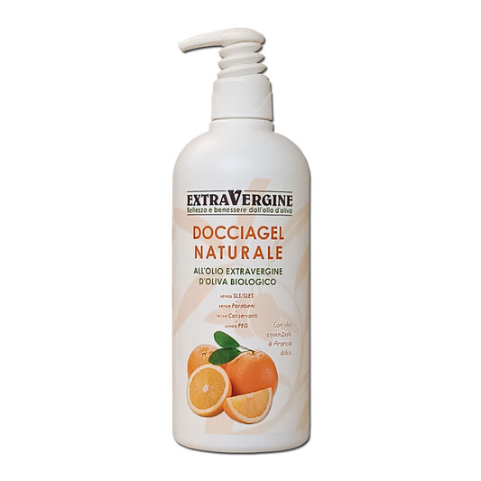 Docciagel naturale all'olio d'oliva con olio essenziale di Arancia dolce