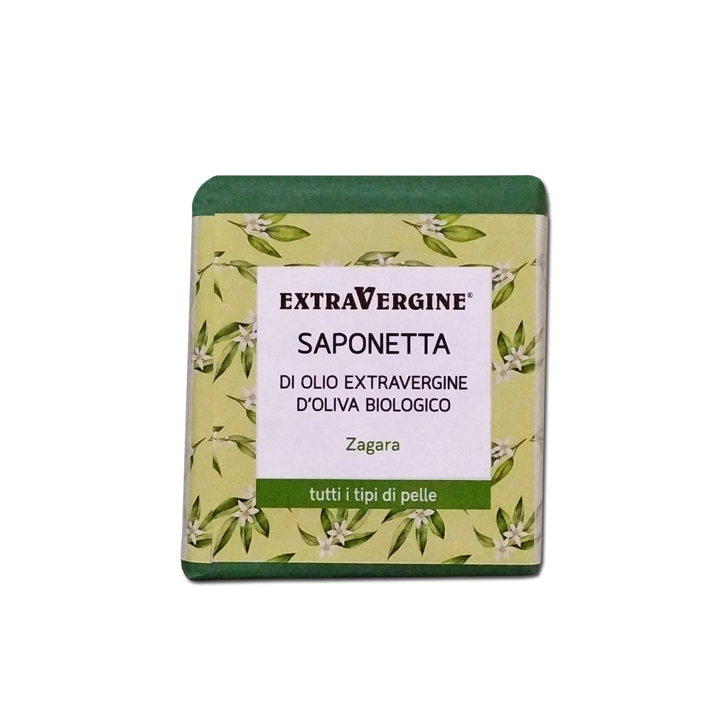 Saponetta di olio extravergine d'oliva, alla Zagara - 100 gr - extravergine