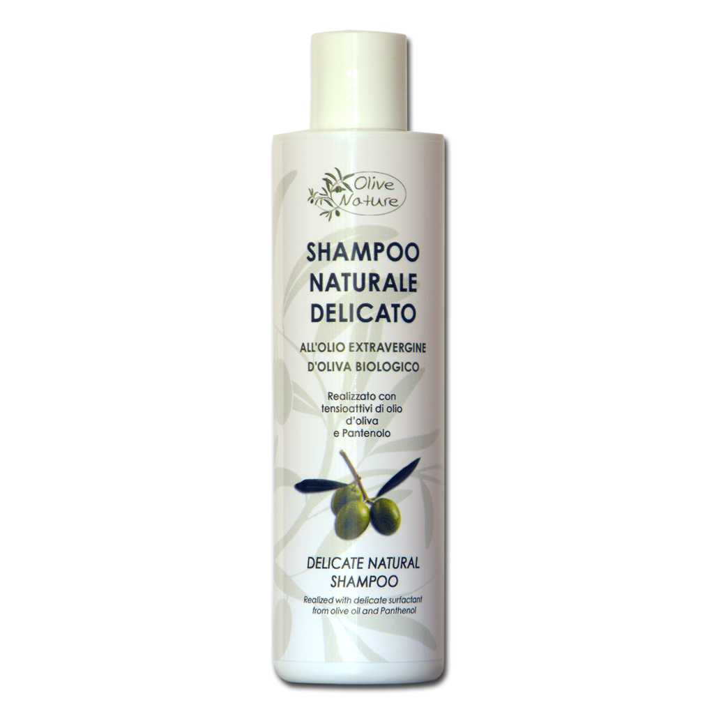 Shampoo naturale delicato all'olio extravergine d'oliva, con Pantenolo - 250 ml - Extravergine